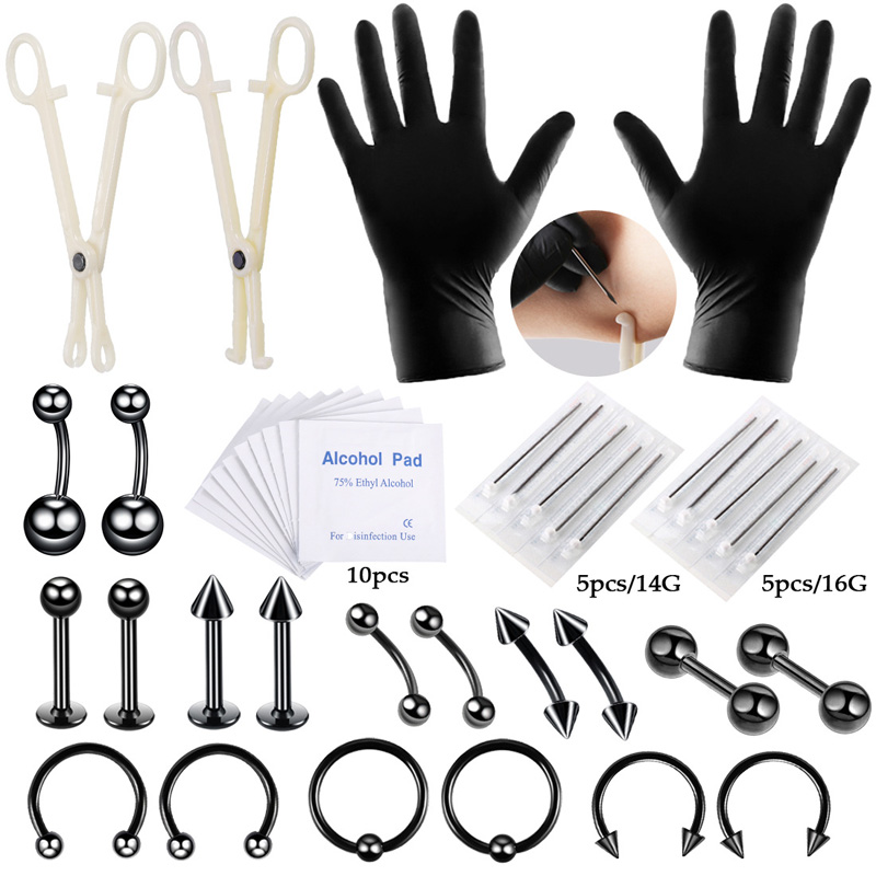 42pcs/set Body Piercing Tool K - огляд і ціна Jewelry Making Round Nose Pliers