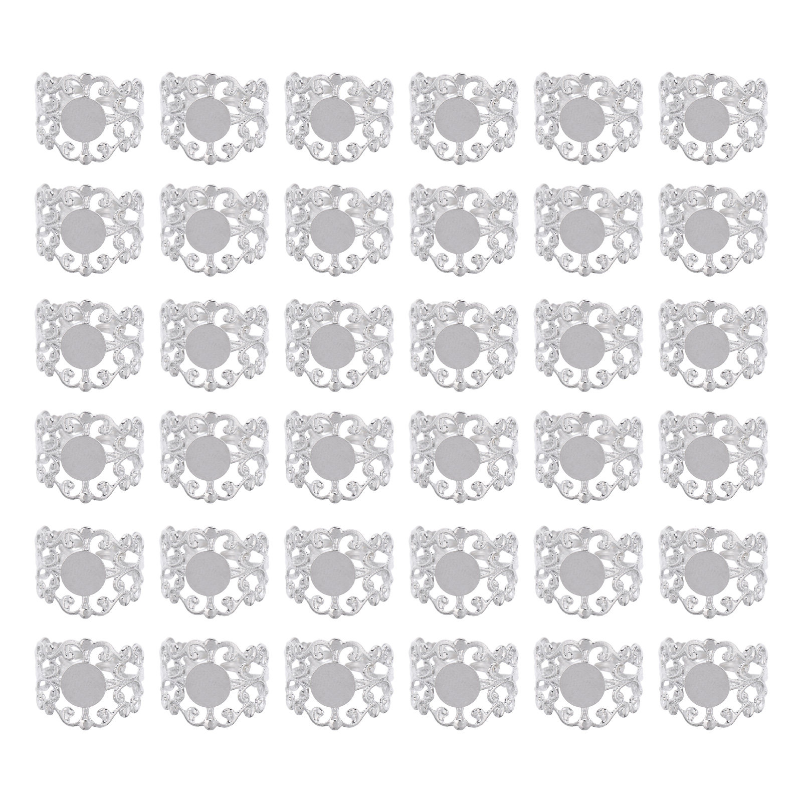 50Pcs Adjustable Oval Flatback - огляд і ціна Jewelry Making Gemstones