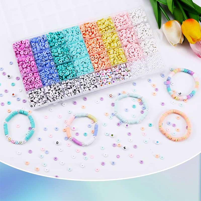 Clay Beads Bracelet Making Kit - огляд і ціна Jewelry Making Kits For Girls