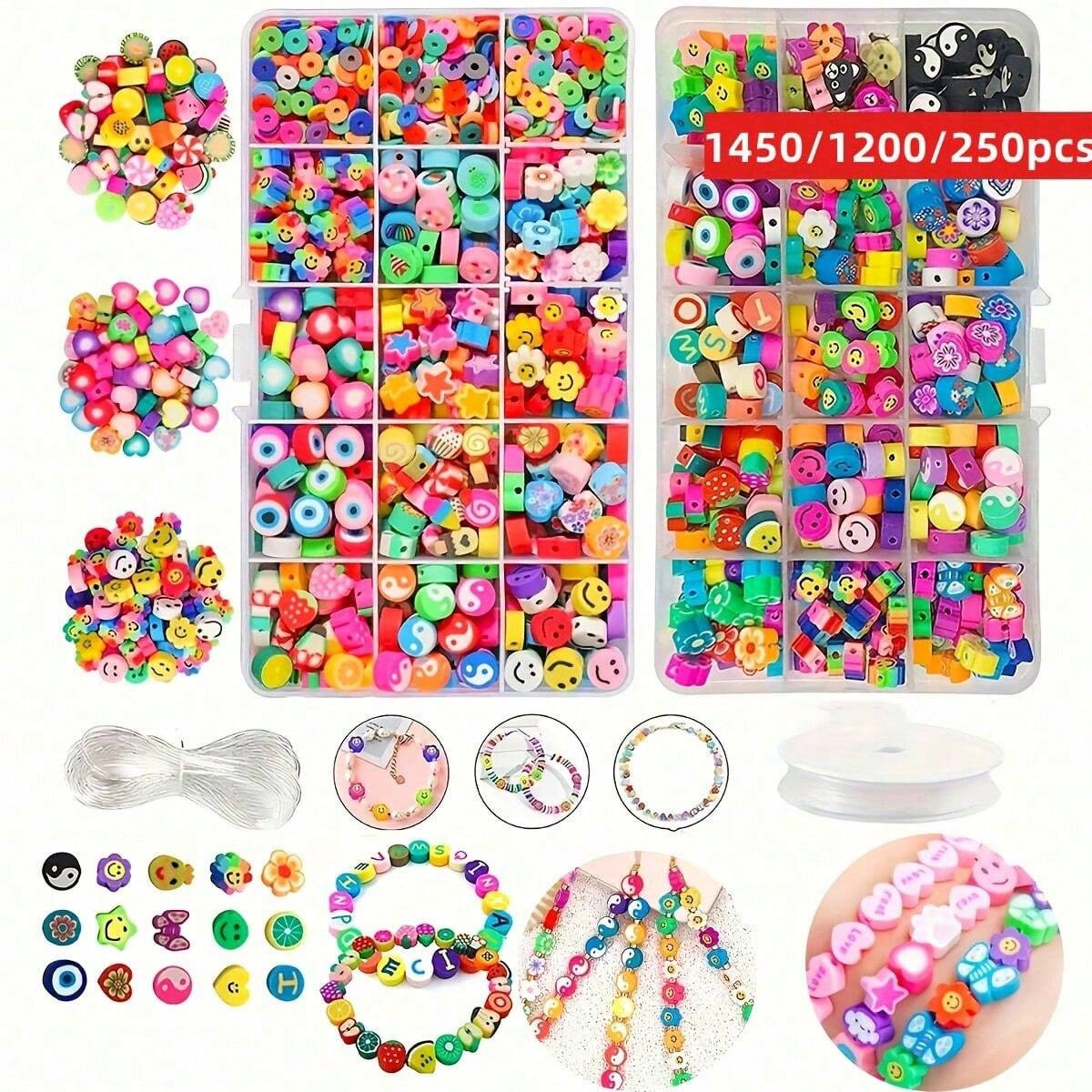 1450/1200/250pcs Polymer Clay  - огляд і ціна Jewelry Making Yarn