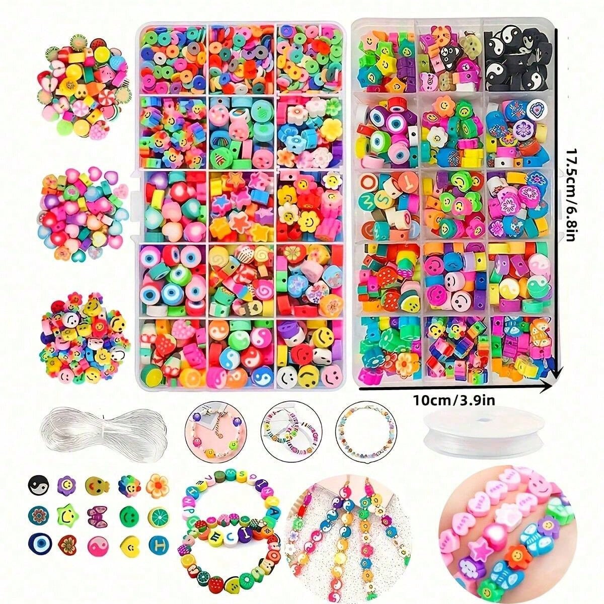 1450/1200/250pcs Polymer Clay  - огляд і ціна Jewelry Making Yarn
