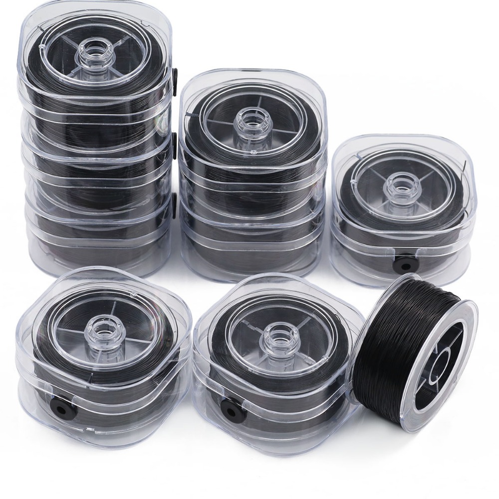 0.5-1mm Black Elastic Crystal  - огляд і ціна Jewelry Making Beginners