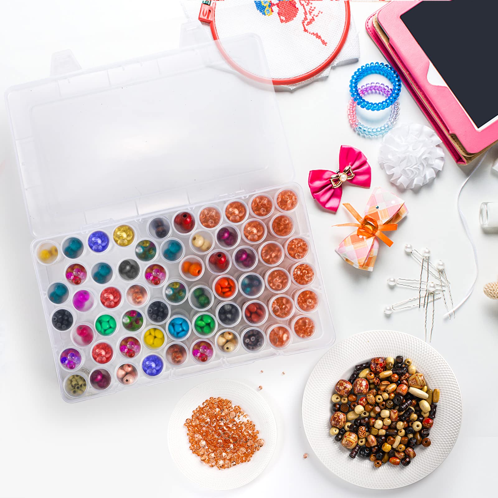 1pc 24/30//38/60 Slots Plastic - огляд і ціна Jewelry Making Workshops
