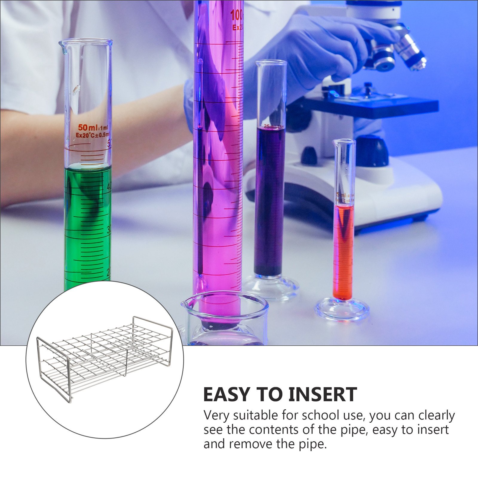 1pc 50 Holes Square Test Tube  - огляд і ціна Jewelry Making Beads