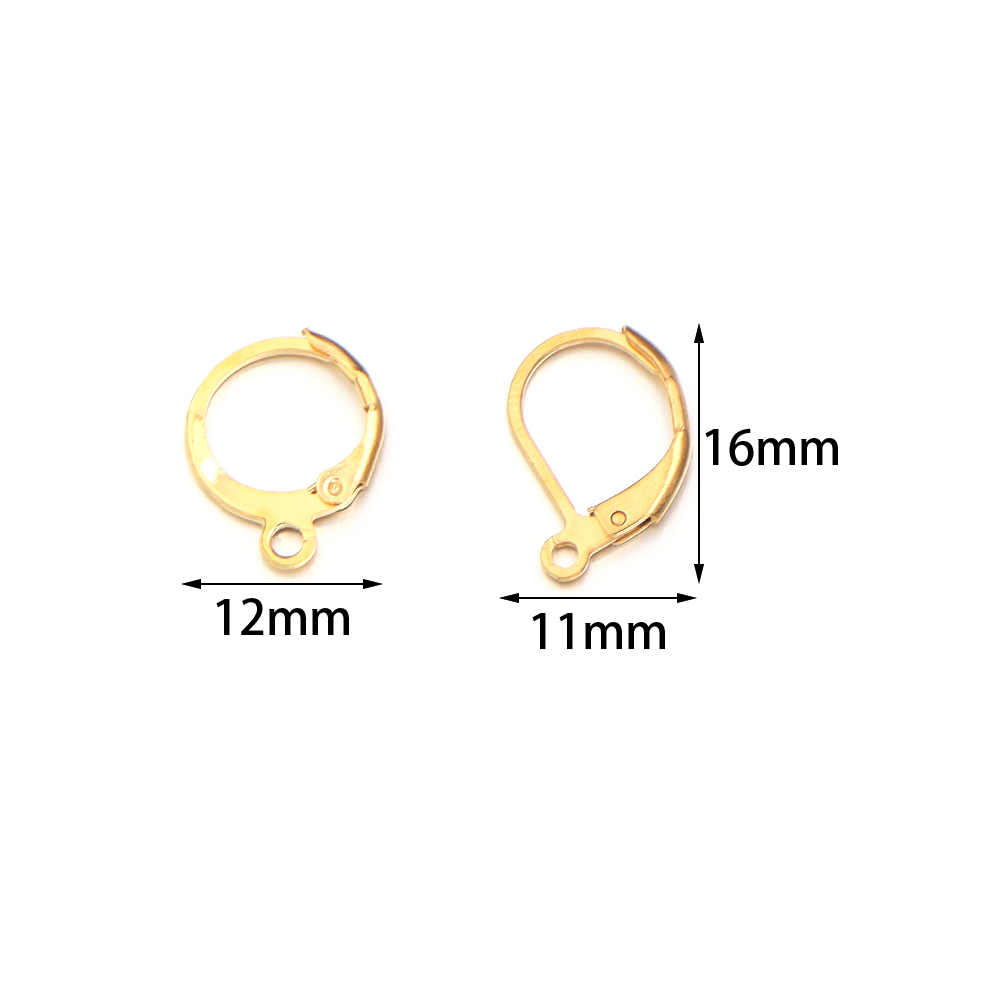 20pcs/lot Stainless Steel Ear  - огляд і ціна Jewelry Making Supplies