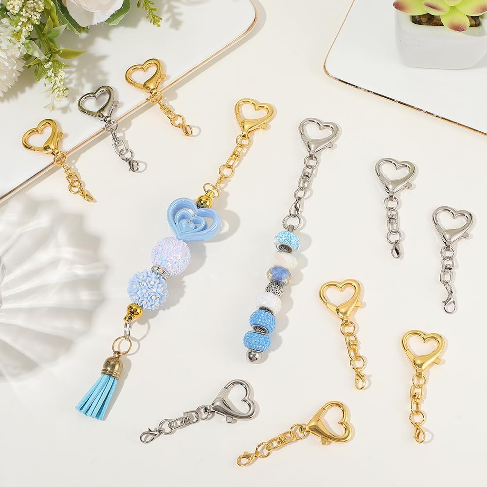 5/15/30Pcs Heart Shaped Swivel - огляд і ціна Jewelry Making School