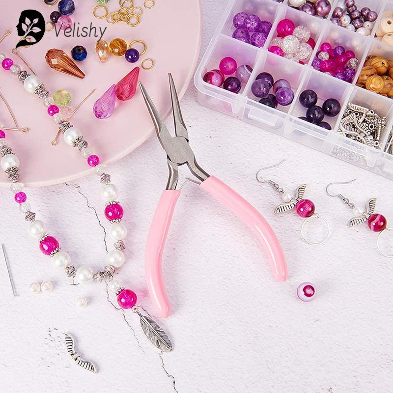 1PC Mini Pliers Diagonal Round - огляд і ціна Jewelry Making Round Nose Pliers