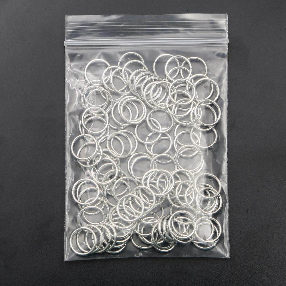 50-500Pcs 3-18mm Loop Key Spli - огляд і ціна Jump Ring Assorted