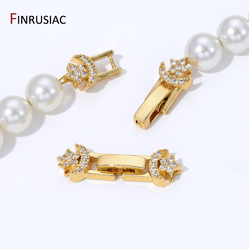 18K Gold Plated Brass Pearl Cl - огляд і ціна Jewelry Making Beads