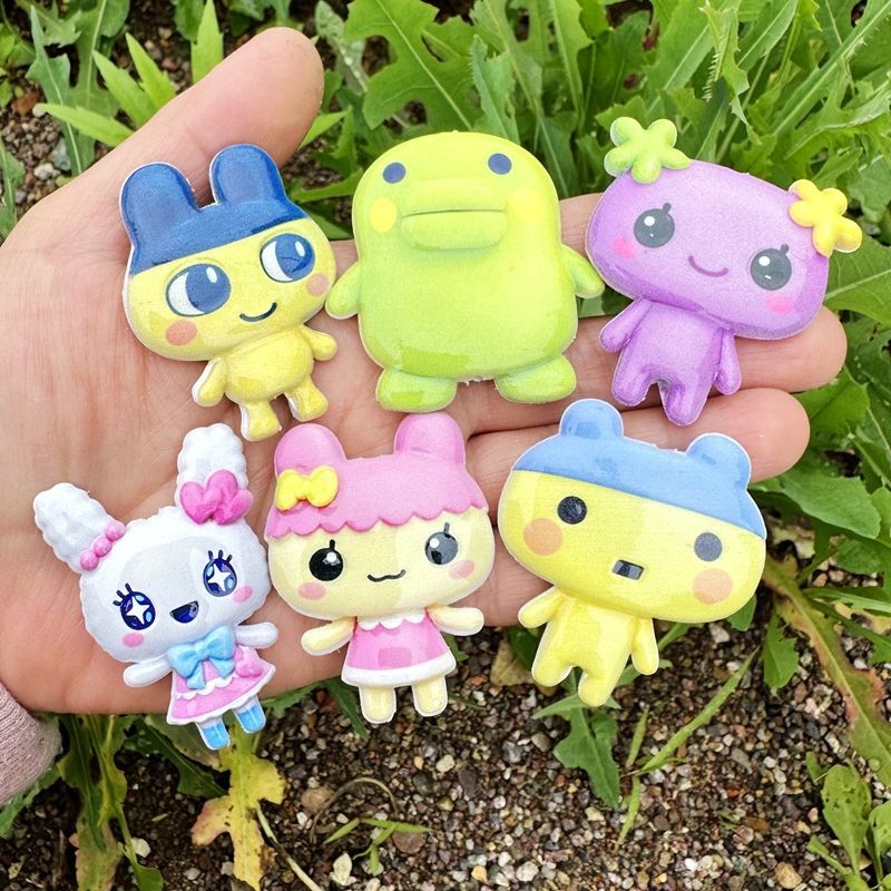 45mm Cartoon Tamagotchi double - огляд і ціна Jewelry Making Supplies