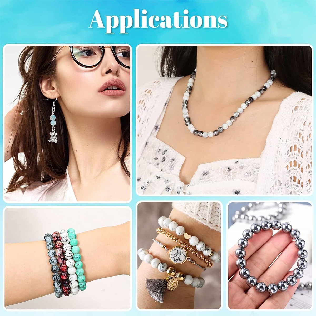 Natural Stones Gemstones Jewel - огляд і ціна Jewelry Making Kits For Girls