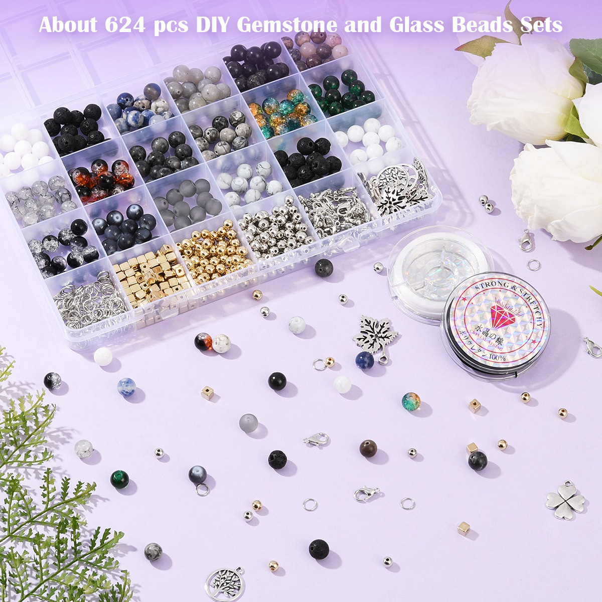 Natural Stones Gemstones Jewel - огляд і ціна Jewelry Making Kits For Girls