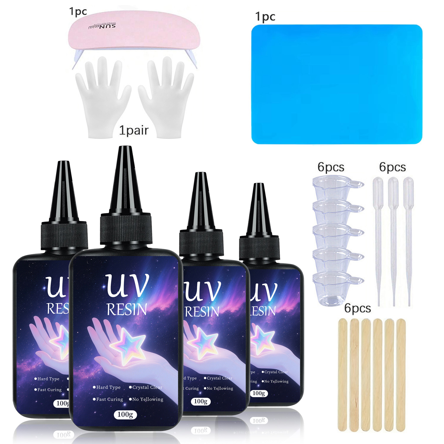 UV Resin kit with Casting Tool - огляд і ціна Jewelry Making For Beginners