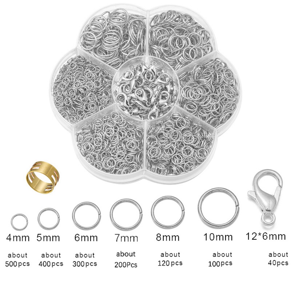 1 Box Jump Rings DIY Jewelry F - огляд і ціна Jewelry Making For Beginners