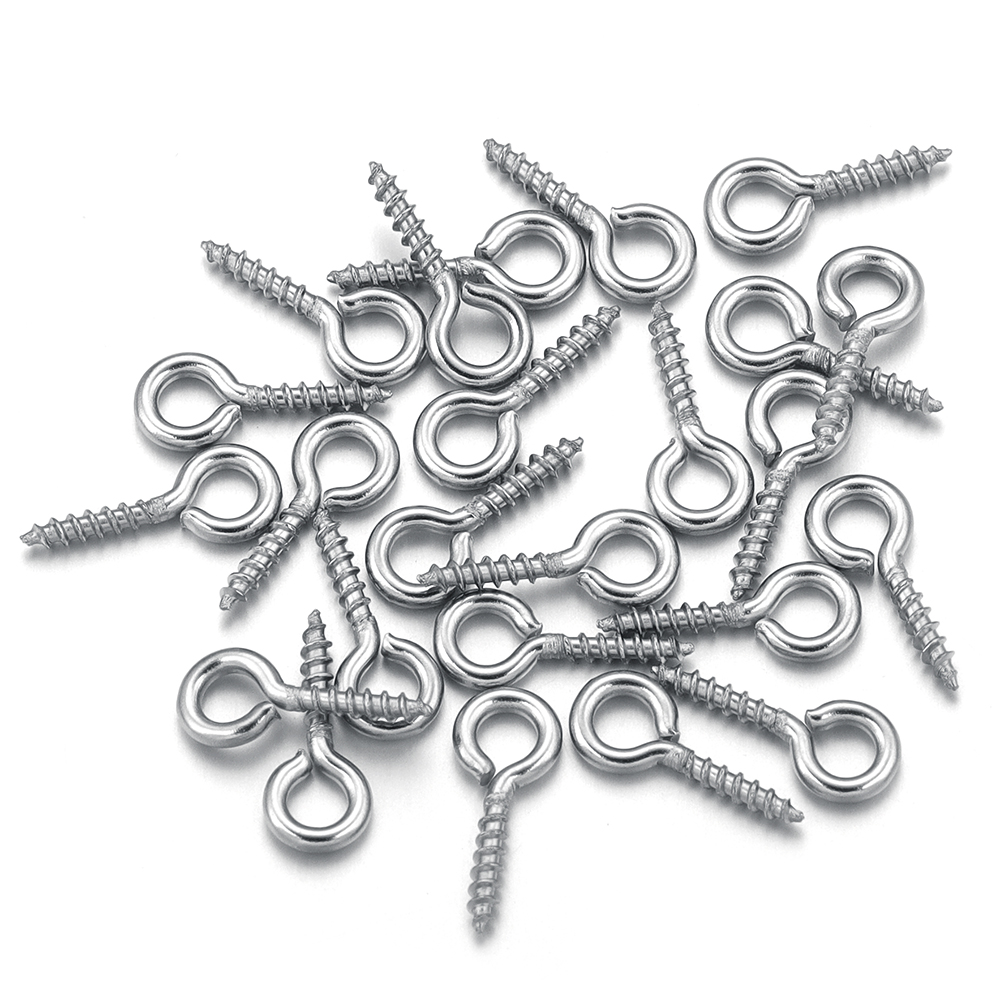 100pcs/lot Stainless Steel Min - огляд і ціна Jewelry Making Eye Pins