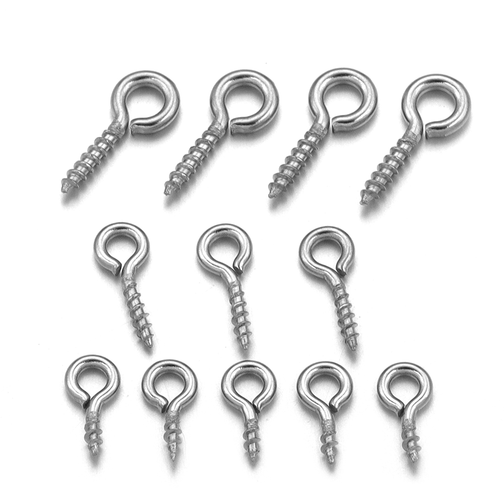 100pcs/lot Stainless Steel Min - огляд і ціна Jewelry Making Eye Pins