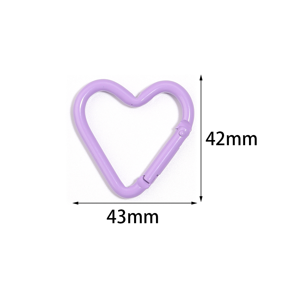 5pcs Colorful Heart-shaped Alu - огляд і ціна Jewelry Making Hoops