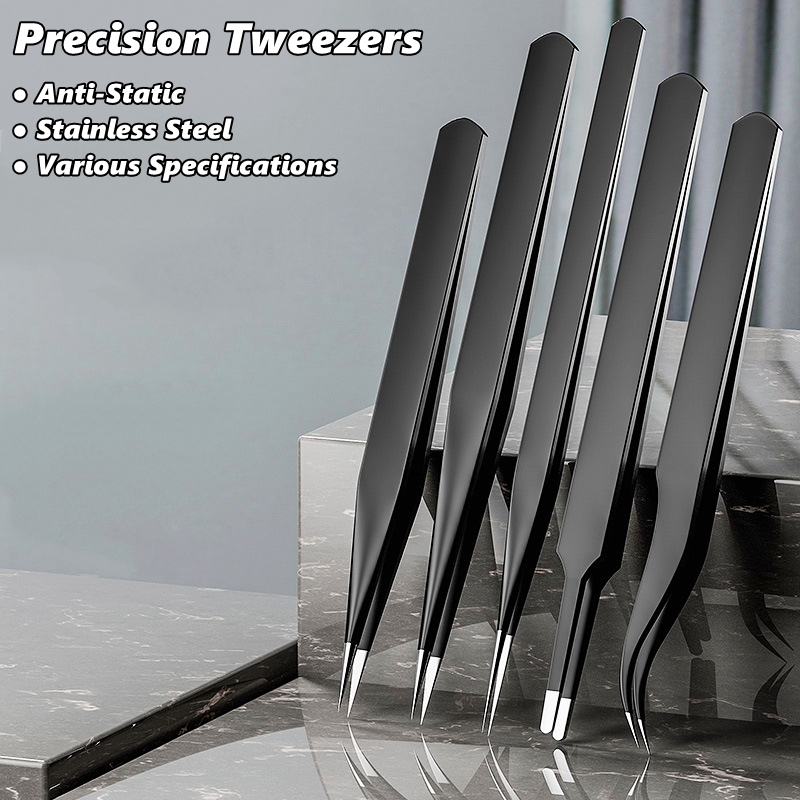 Precision Tweezers Set, Premiu - огляд і ціна Jewelry Making Hand Tools