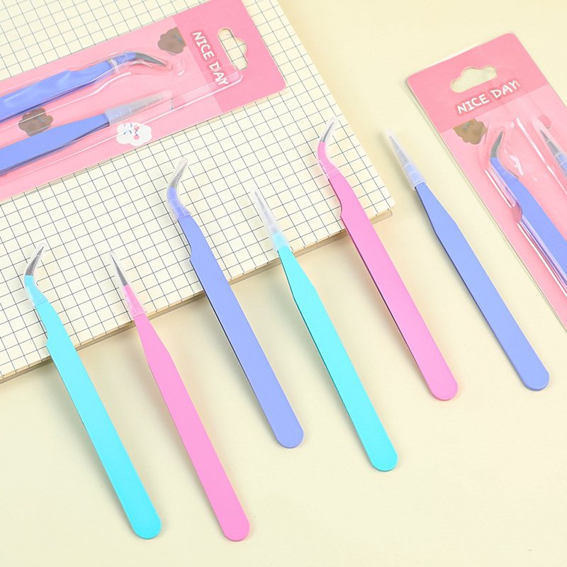 6pcs Tweezers Set - Angle and  - огляд і ціна Jewelry Making Hand Tools
