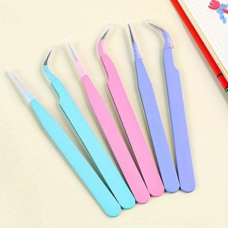 6pcs Tweezers Set - Angle and  - огляд і ціна Jewelry Making Hand Tools