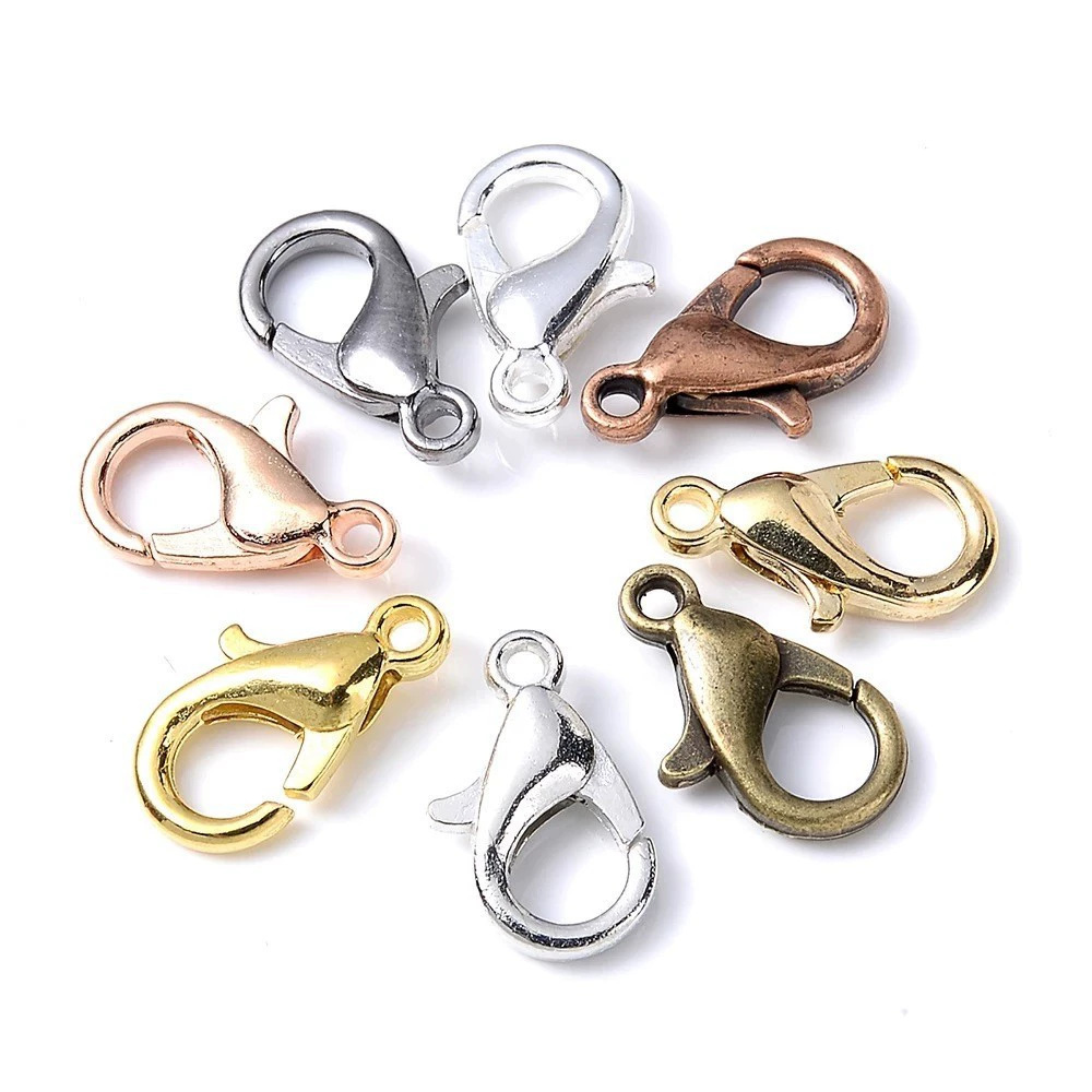 100pcs 9 12 14mm Zinc Alloy Lo - огляд і ціна Jewelry Making School