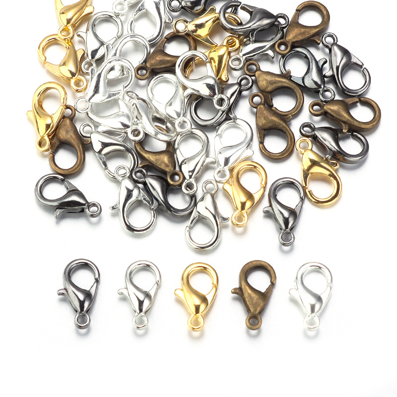 100pcs 9 12 14mm Zinc Alloy Lo - огляд і ціна Jewelry Making School
