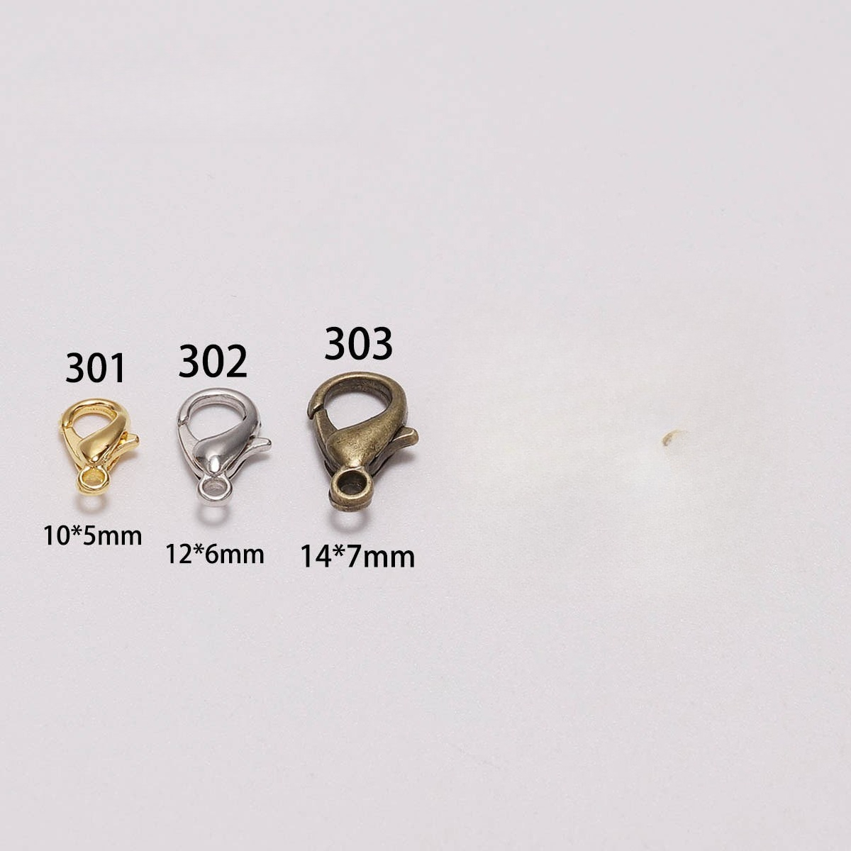 100pcs 9 12 14mm Zinc Alloy Lo - огляд і ціна Jewelry Making School