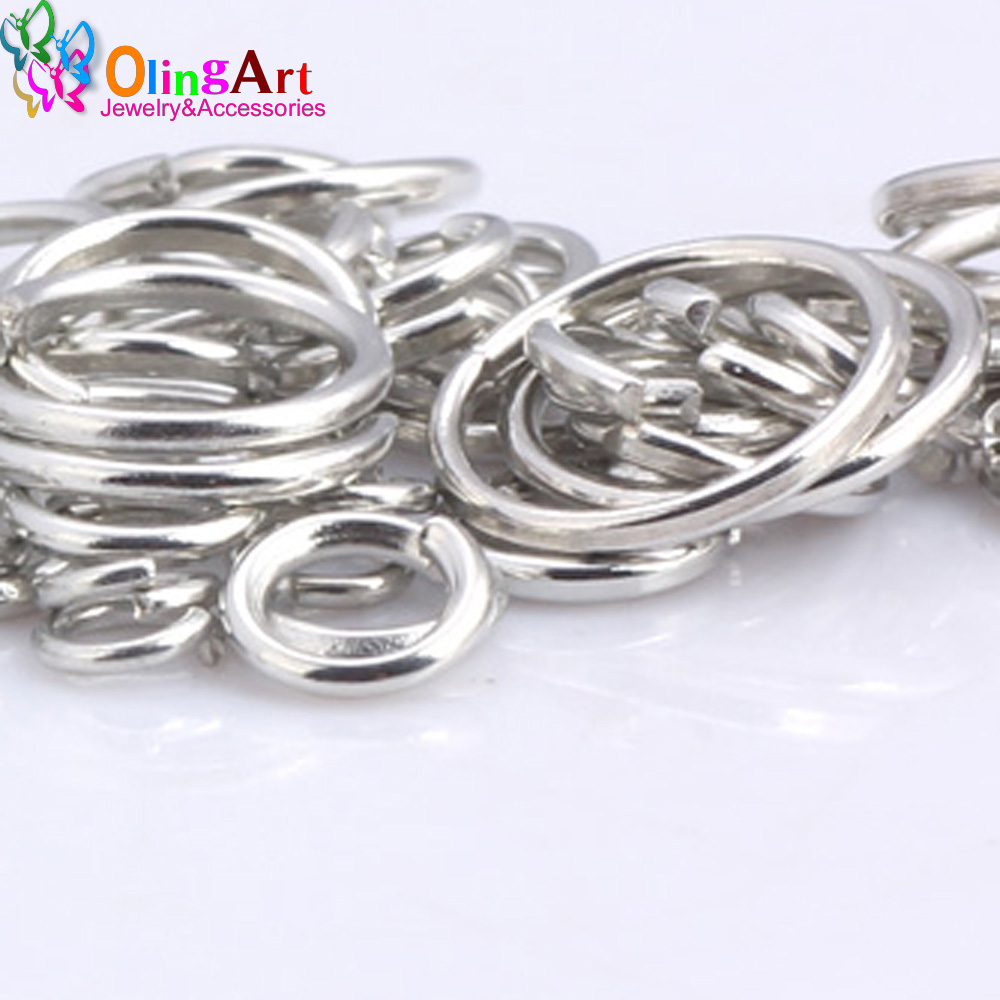 OlingArt Rhodium Plating Jump  - огляд і ціна Jump Ring Assorted