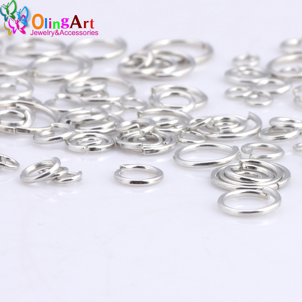 OlingArt Rhodium Plating Jump  - огляд і ціна Jump Ring Assorted