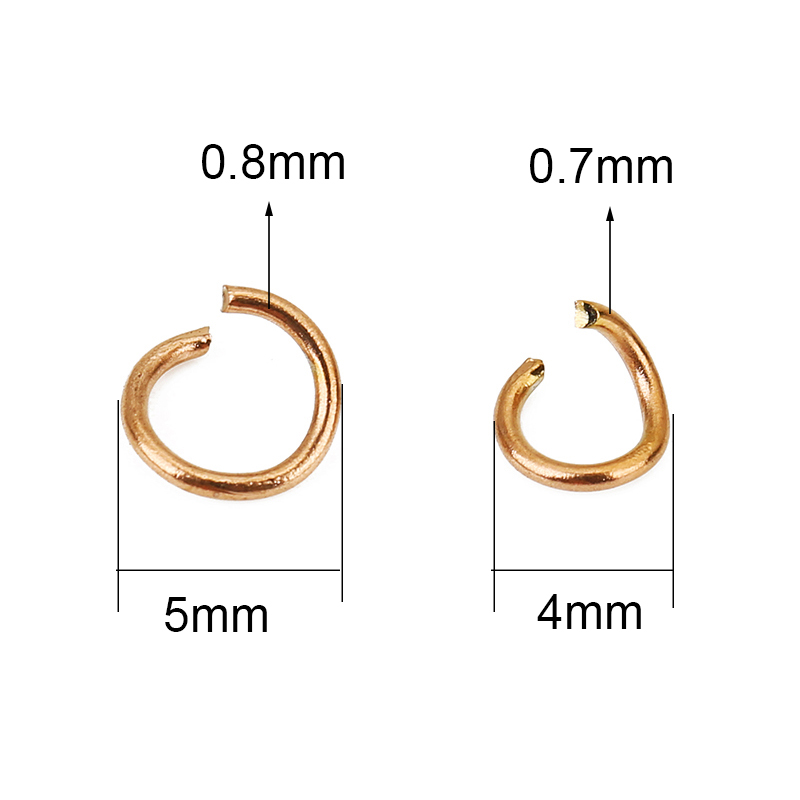 100pcs Rose Gold Plated Stainl - огляд і ціна Jewelry Making Looper Tool