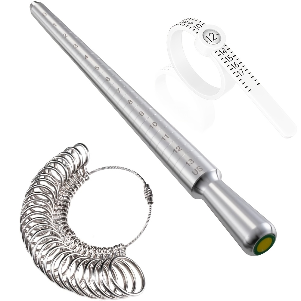 3pcs Stainless Steel Ring Size - огляд і ціна Jewelry Making For Beginners