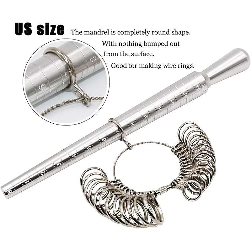 3pcs Stainless Steel Ring Size - огляд і ціна Jewelry Making For Beginners