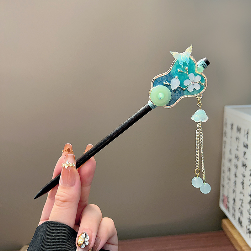 Classic Tassel Hair Stick Blac - огляд і ціна Jewelry Making With Beads