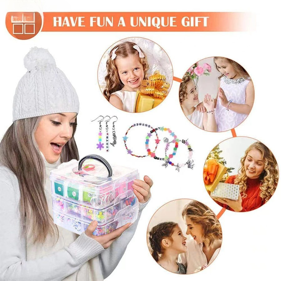 4-Layer Box Bracelet Kit, Bead - огляд і ціна Jewelry Making Kits For Girls