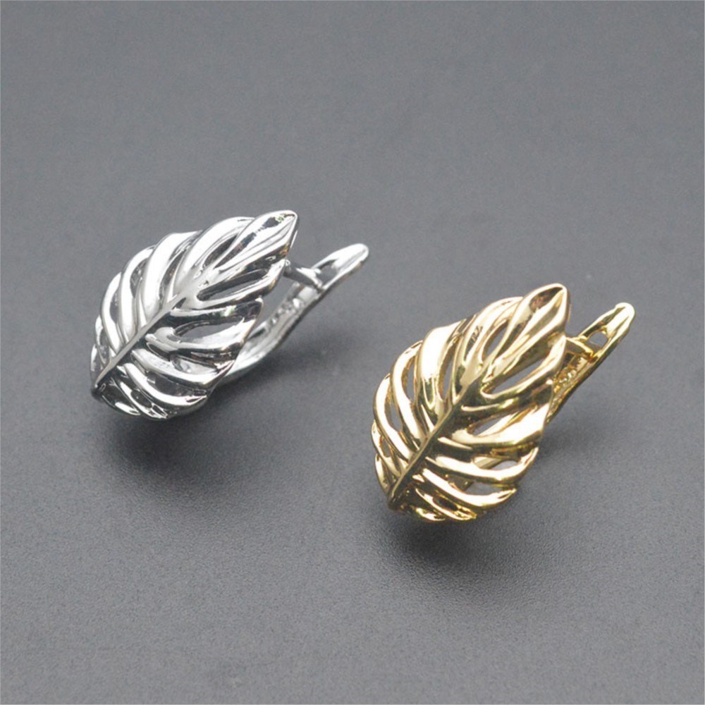 1/2Pcs 18K Gold Plated Brass L - огляд і ціна Jewelry Making Hoops