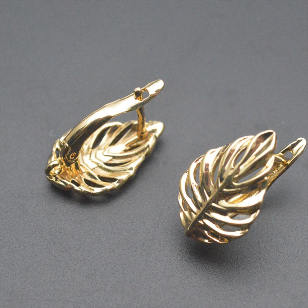 1/2Pcs 18K Gold Plated Brass L - огляд і ціна Jewelry Making Hoops
