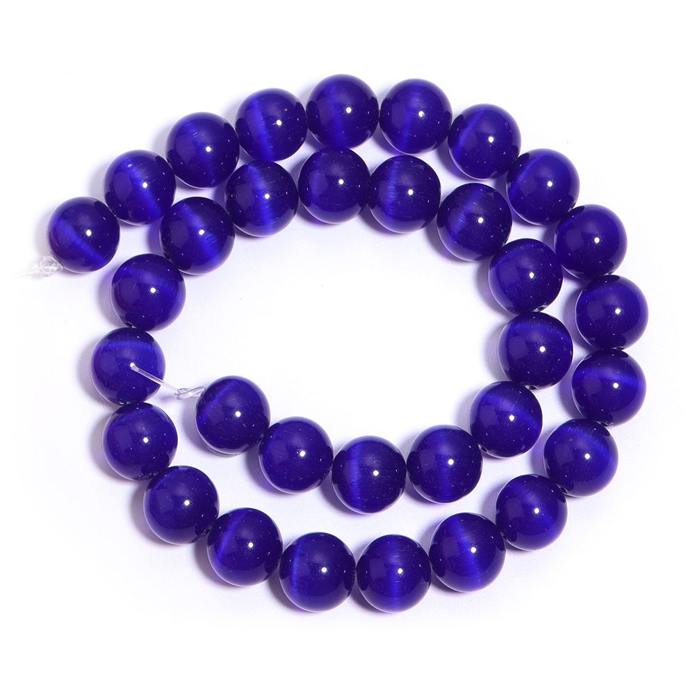 1 Strand 4/6/8/10/12mm Blue Ca - огляд і ціна Jewelry Making Gemstones