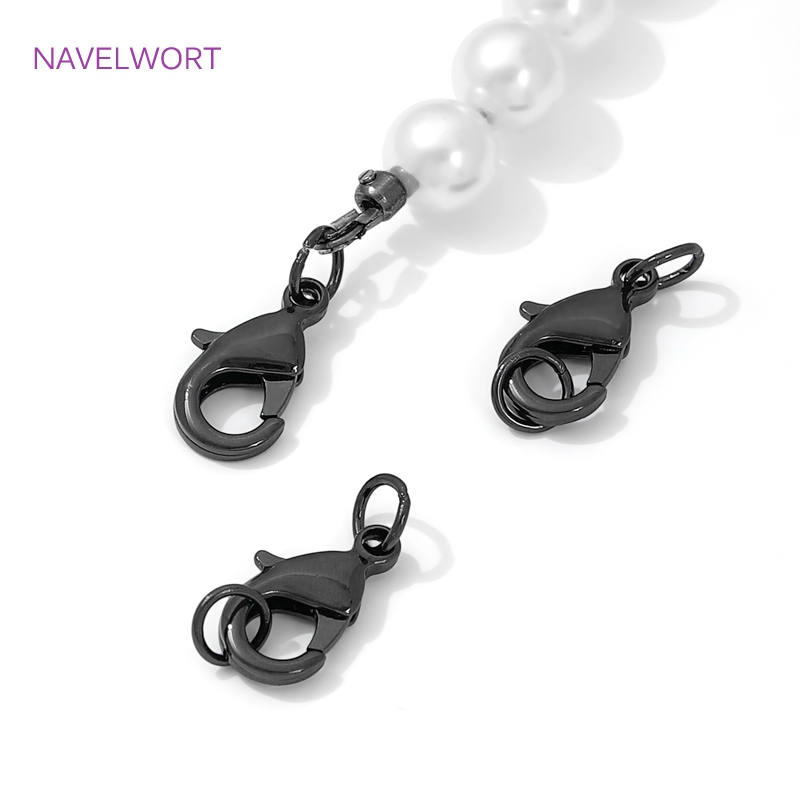 Black Color Brass Lobster Clas - огляд і ціна Jewelry Making Supplies