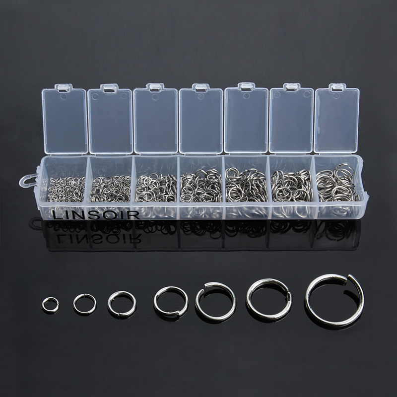 770pcs/lot Mix Size Open Jump  - огляд і ціна Jump Ring Assorted