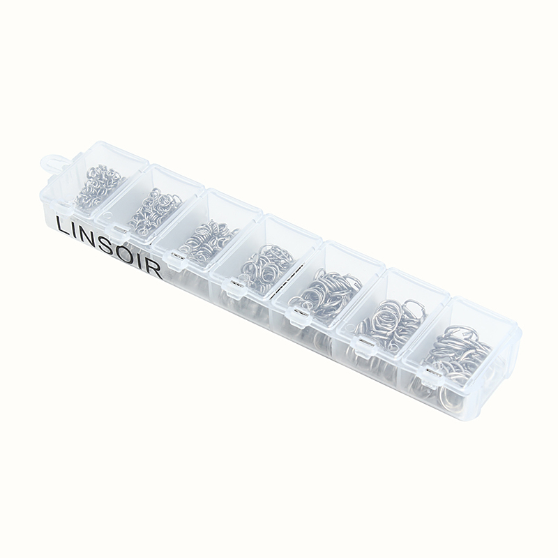 770pcs/lot Mix Size Open Jump  - огляд і ціна Jump Ring Assorted