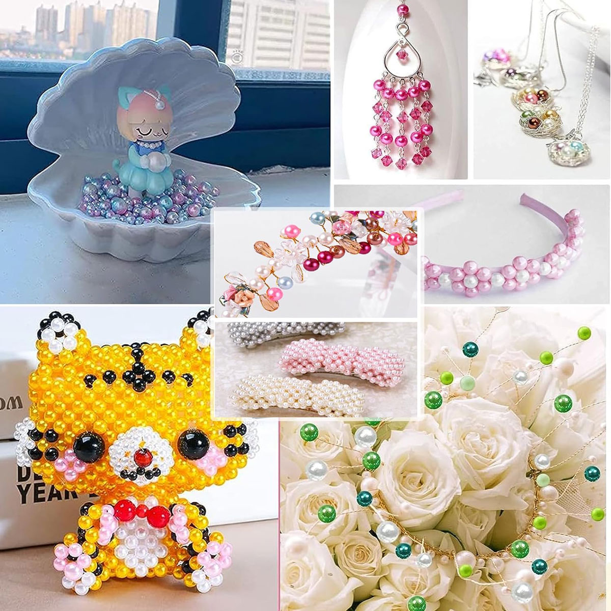 2400PCS 48 Compartments Pearl  - огляд і ціна Jewelry Making For Beginners