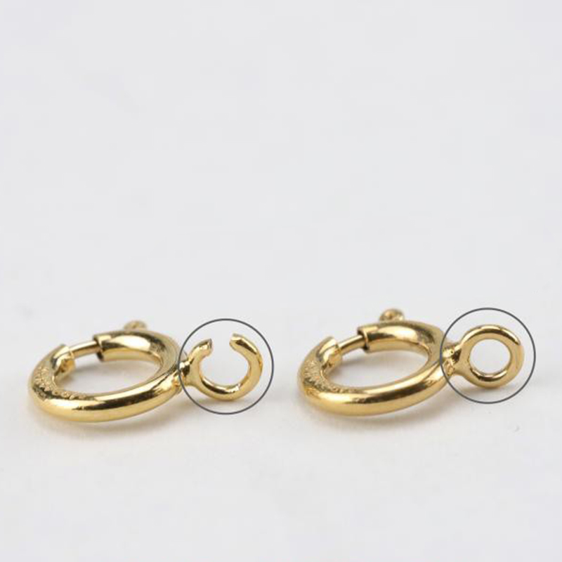 14K Gold Filled Spring Ring Cl - огляд і ціна Jewelry Making Hoops