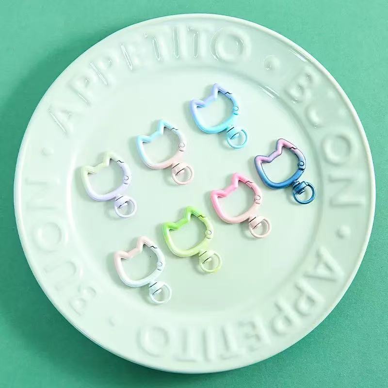5-10PCS Gradient Cute Cat Clas - огляд і ціна Jewelry Making Supplies