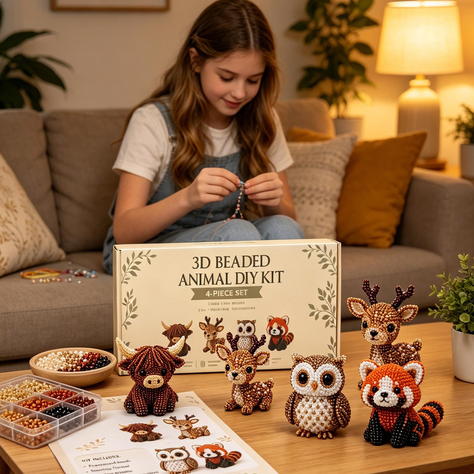 3D Beaded Animal Kit Handmade  - огляд і ціна Jewelry Making For Beginners